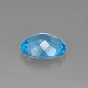 2.93克拉天然托帕石，椭圆形切割，10×8毫米，VS