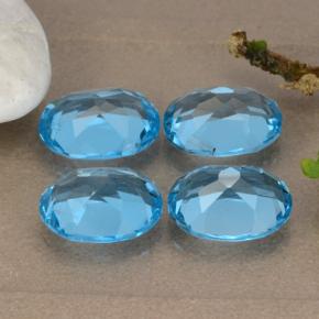8.92天然托帕石，椭圆形切割，8.9×7毫米，VVS-VS