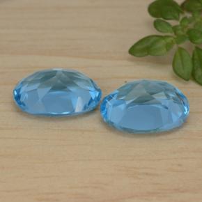 4.50天然托帕石，椭圆形切割，9.1×7.1毫米，VVS-VS