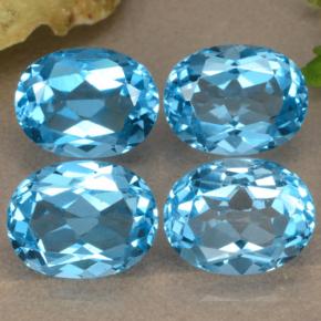 10.39天然托帕石，椭圆形切割，9×7毫米，VVS-VS