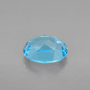 2.51克拉天然托帕石，椭圆形切割，8.9×7毫米，VVS