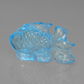 18.94克拉天然托帕石，透明，25.6×14.8毫米，透明/半透明