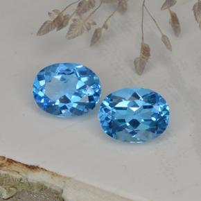 4.71天然托帕石，椭圆形切割，9.1×7.1毫米，VVS