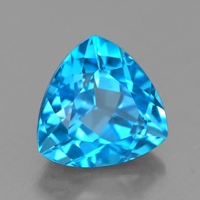 2.85克拉天然托帕石，三角形，8.6×8.4毫米，VVS