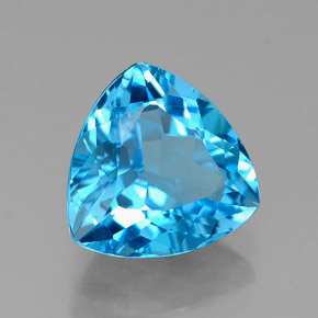 2.67克拉天然托帕石，三角形，8.9×8.8毫米，VVS