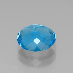 1.94克拉天然托帕石，圆形切割，7.99毫米，VVS