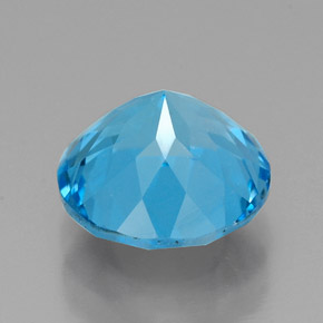 2.45克拉天然托帕石，圆形切割，8.03毫米，VVS