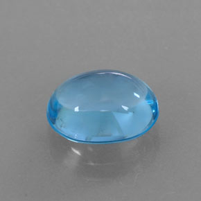 4.09克拉天然托帕石，椭圆形切割，10.6×8.8毫米，透明