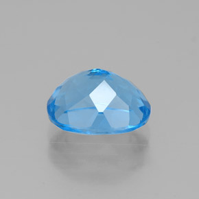 2.69克拉天然托帕石，椭圆形切割，9×7.1毫米，VVS