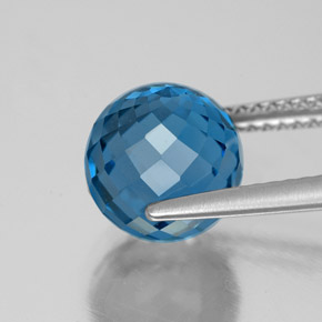 5.52克拉天然黄玉，球形，VVS-VS