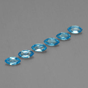 2.43天然托帕石，马眼形，7.1×3.6毫米，VVS-VS
