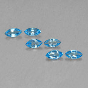 2.55天然托帕石，马眼形，7.1×3.6毫米，VVS-VS