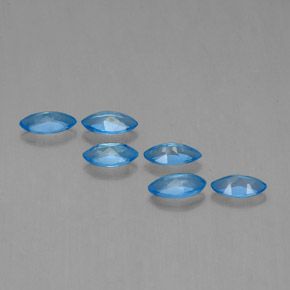 2.63天然托帕石，马眼形，7×3.7毫米，VVS-VS