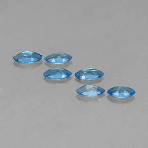 2.76天然托帕石，马眼形，6×3.6毫米，VVS-VS