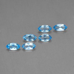 2.40天然托帕石，马眼形，7×3.5毫米，VVS-VS