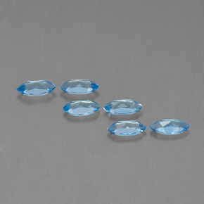 2.40天然托帕石，马眼形，7×3.5毫米，VVS-VS