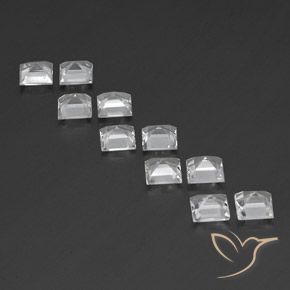7.10克拉天然黄玉，正方形，VVS-VS