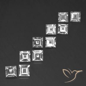 7.32克拉天然黄玉，正方形，VVS-VS