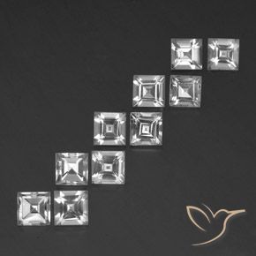 8.26克拉天然黄玉，正方形，VVS