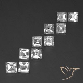 8.31克拉天然黄玉，正方形，VVS
