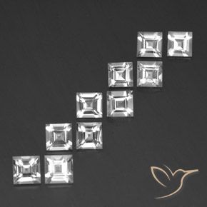 7.73克拉天然黄玉，正方形，VVS