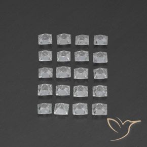 4.81克拉天然黄玉，正方形，VS-SI