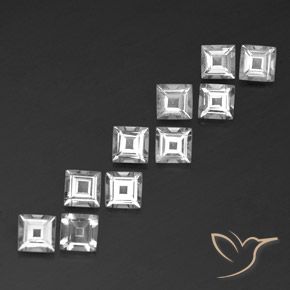 3.81克拉天然黄玉，正方形，VVS-VS