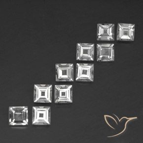 3.99克拉天然黄玉，正方形，VS