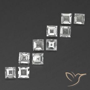 3.88克拉天然黄玉，正方形，VVS-VS