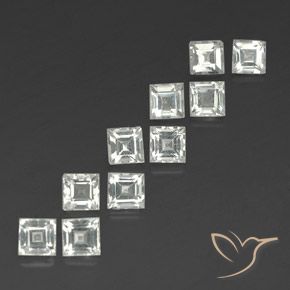 4.61克拉天然黄玉，正方形，VVS-VS