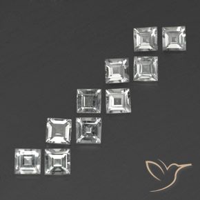 3.97克拉天然黄玉，正方形，VS