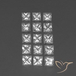 3.79克拉天然黄玉，正方形，VS-SI