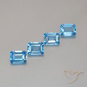 7.43克拉天然黄玉，八边形，VVS-VS