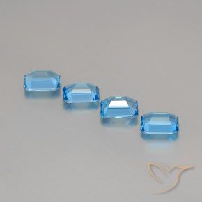 7.43克拉天然黄玉，八边形，VVS-VS