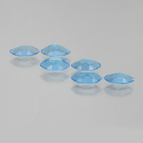 2.57天然托帕石，马眼形，7×3.6毫米，VVS-VS