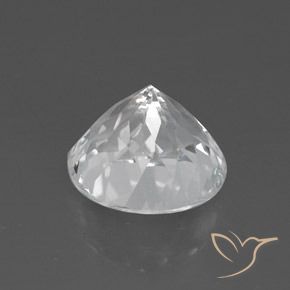3.58克拉天然黄玉，圆形的，VVS