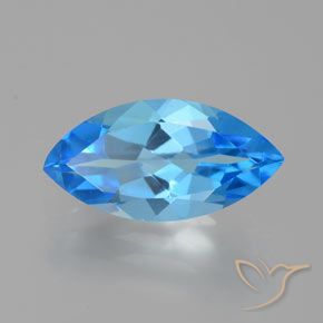 4.71克拉天然黄玉，榄尖形，VVS-VS