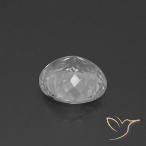 4.44克拉天然黄玉，圆形的，VVS-VS