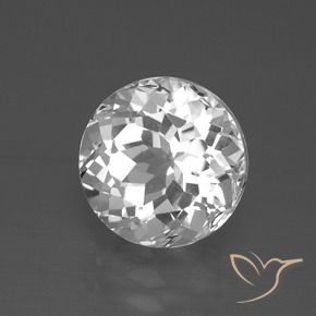 4.14克拉天然黄玉，圆形的，VVS-VS