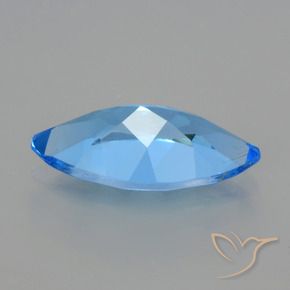4.30克拉天然托帕石，马眼形，15.8×7.9毫米，VVS-VS