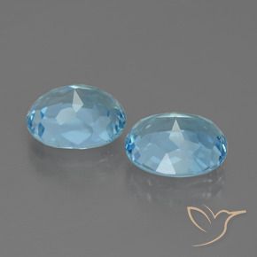 6.98克拉天然黄玉，椭圆形，VVS