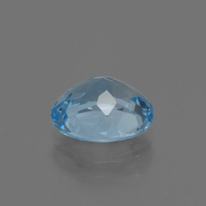 3.38克拉天然托帕石，椭圆形切割，10×8.3毫米，VS