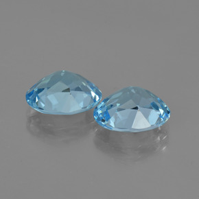 5.96天然托帕石，椭圆形切割，10×8.1毫米，VVS