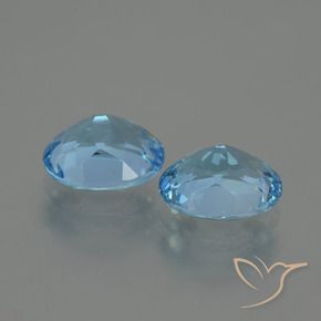 6.93克拉天然黄玉，椭圆形，VS