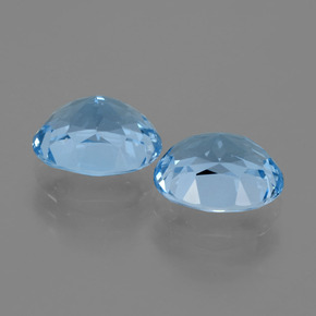 6.95天然托帕石，椭圆形切割，10×8.2毫米，VVS