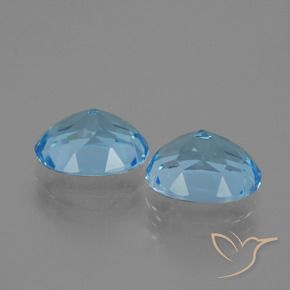 6.81克拉天然黄玉，椭圆形，VVS-VS
