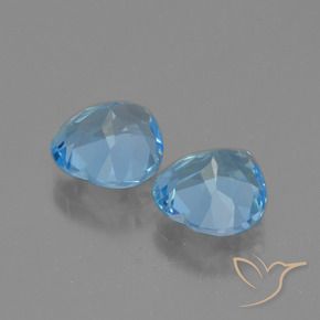 5.90克拉天然黄玉，心形，VVS-VS