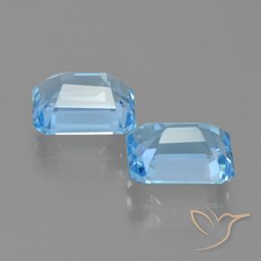 5.86克拉天然黄玉，八边形，VVS-VS
