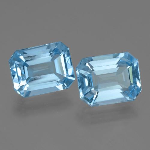 5.17天然托帕石，祖母绿式切割，9.2×7.1毫米，VVS-VS