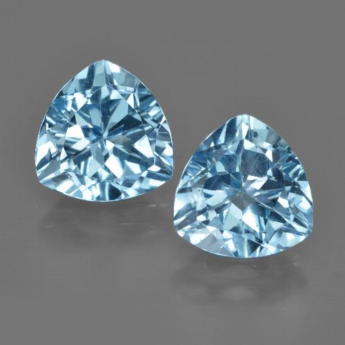 5.90天然托帕石，三角形，9.2×9.2毫米，VVS-VS